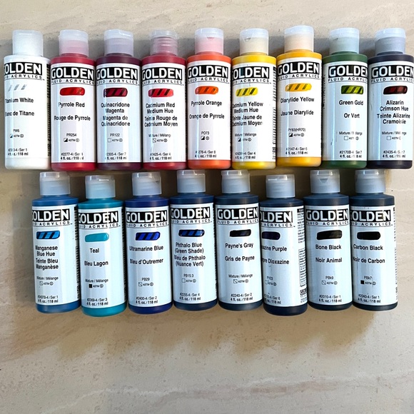 Golden Fluid Other - Golden Fluid Acrylic Paint Set